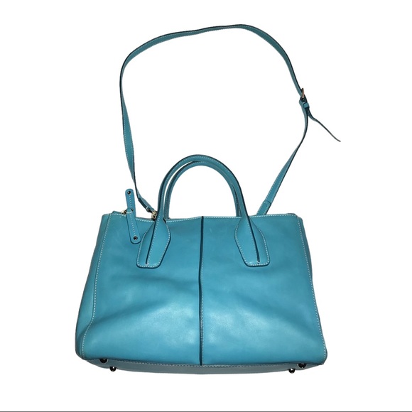 Authenticated Tod’s Blue Satchel Bag - Picture 8 of 14
